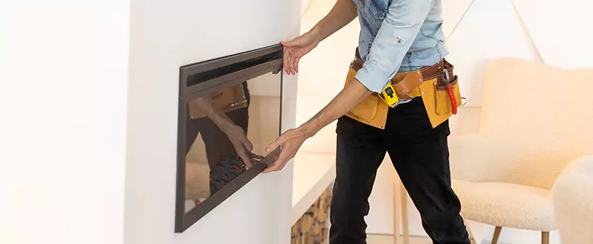 Metal Fireplace Installation in Fitchburg, Wisconsin