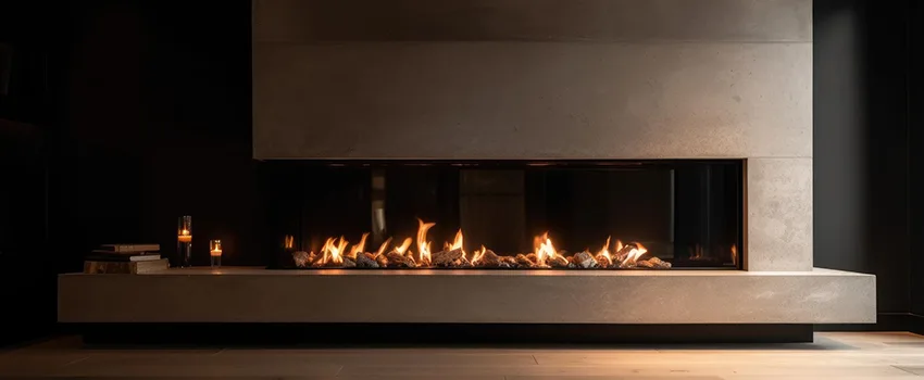 Gas Fireplace Ember Bed Design Services in Fitchburg, Wisconsin