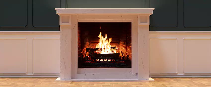 Open Flame Wood-Burning Fireplace Installation Services in Fitchburg, Wisconsin