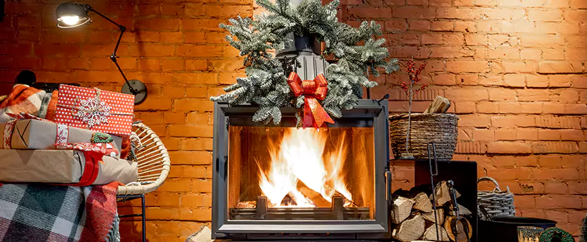 Travis Industries Linear Gas Fireplace Installation in Fitchburg, Wisconsin