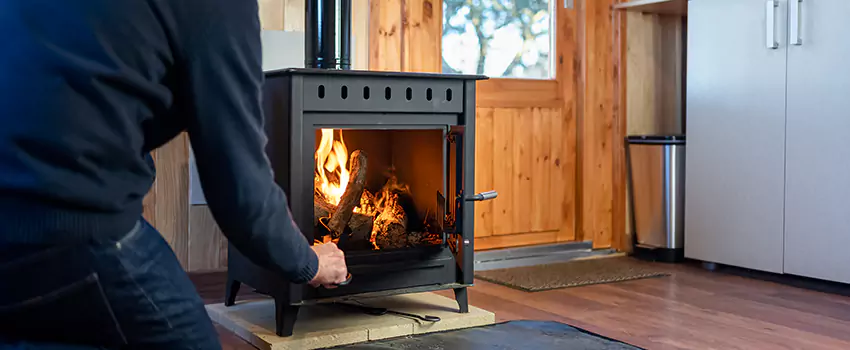 Open Hearth Wood Fireplace Installation in Fitchburg, WI