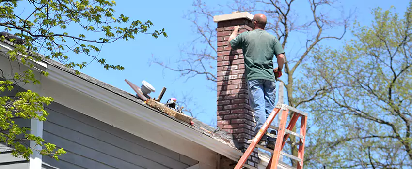 Vinyl and PVC Chimney Flashing Installation in Fitchburg, WI