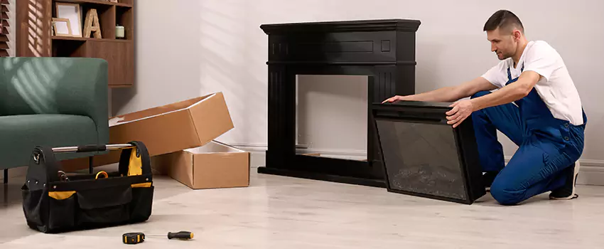 Old Rusted Metal Fireplace Repair And Replacement in Fitchburg, WI