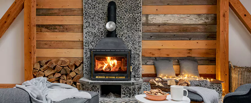 Thelin Hearth Products Direct Vent Gas Stove Fireplace Inspection in Fitchburg, Wisconsin
